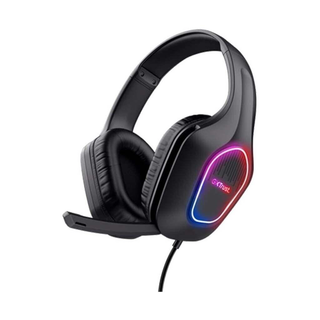 Headset Gamer GXTrust 416 Zirox, Multiplataforma P3, Iluminação LED, Microfone Dobrável, - 25331