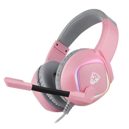 Headset Gamer Motospeed G750 Rosa 7.1 Rgb USB - Rosa