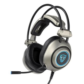 Headset Gamer Motospeed H19 Cinza 7.1 USB