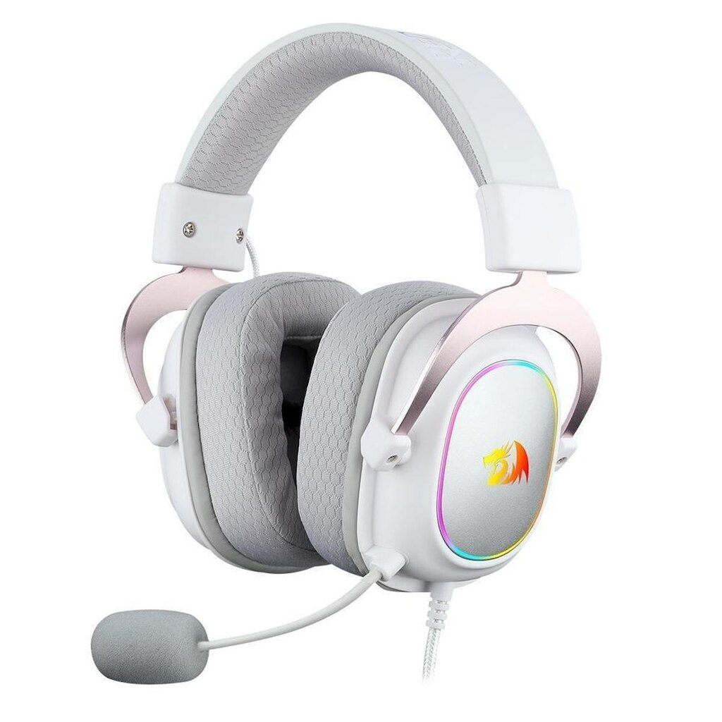 Headset Gamer Redragon Zeus X RGB, Surround 7.1, Driver de 53mm, USB, Microfone com Redução de Ruído