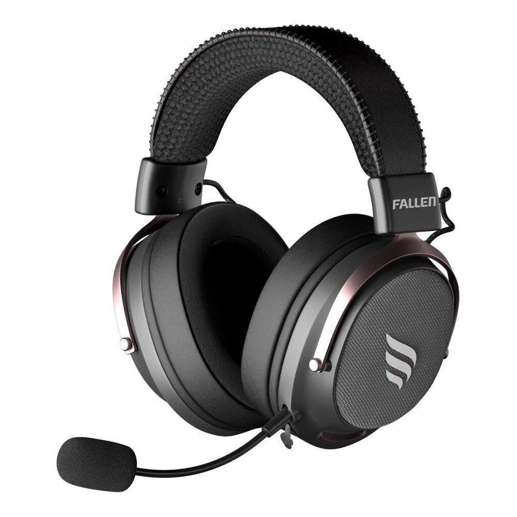 Headset Gamer Sem Fio Fallen Morcego Pro Wireless, 7.1 Virtual, Surround, Bluetooth 5.2