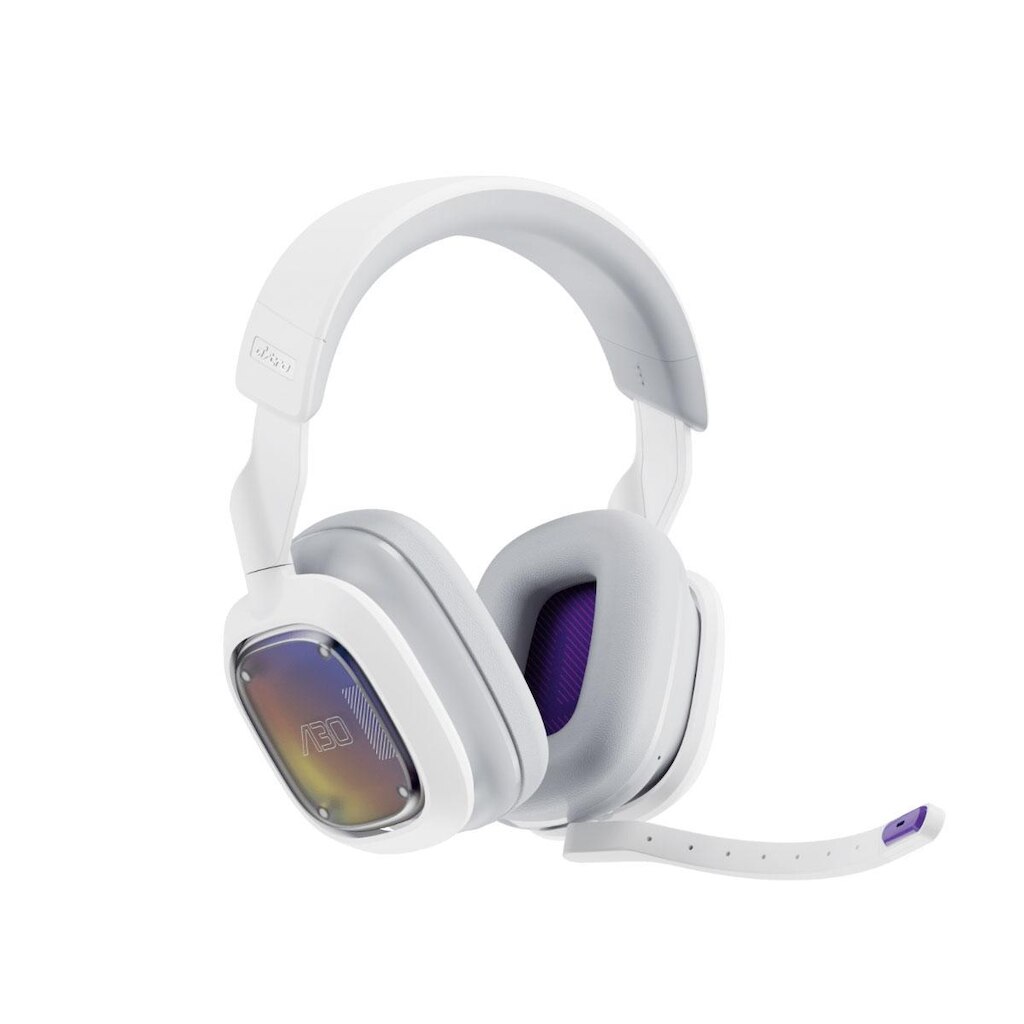 Headset Gamer sem Fio Logitech Astro A30 - USB LightSpeed ou Bluetooth - Branco - 939-001986
