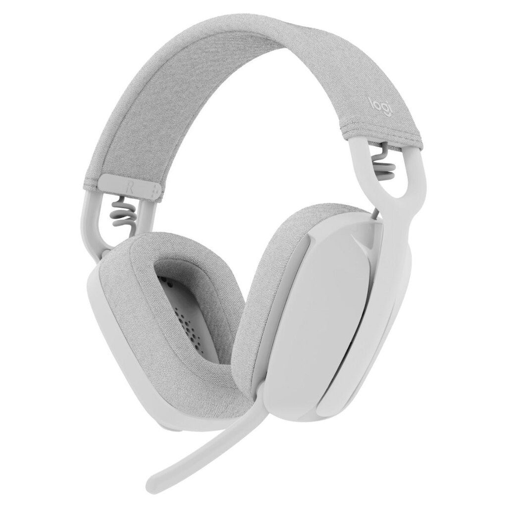 Headset Gamer sem Fio Logitech Vibe 100 - Receptor Lightspeed e Bluetooth - Branco - 981-001218