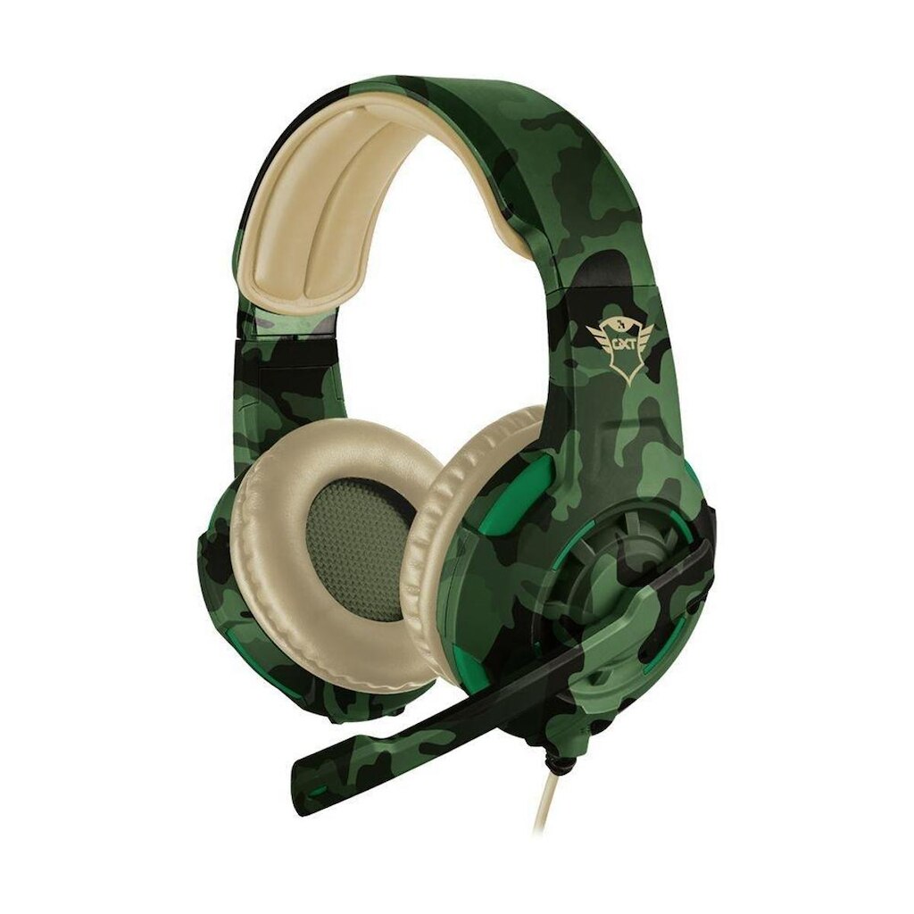 Headset Gamer Trust GXT Radius Jungle Camo com fio - Multiplataforma