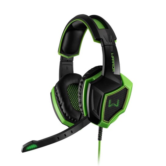 Headset Gamer Warrior Ares USB 7.1 3D Surround Sound - Verde