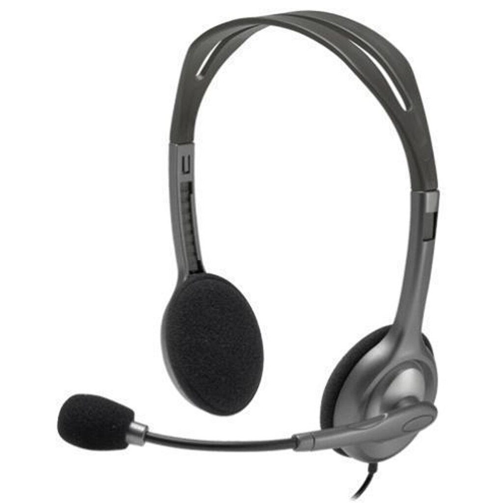 Headset Logitech H111 - Redução de Ruídos - Conector P3 3.5mm - 981-000612