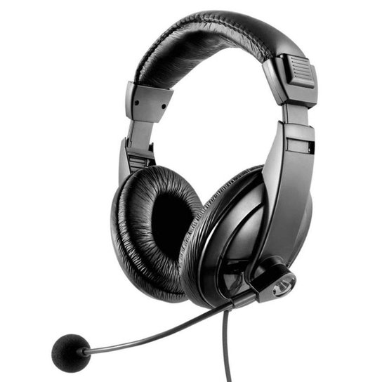 Headset Multilaser com Microfone Professional Giant P2 PH049 - Preto Menor preço em Headset Multilaser com Microfone Professional Giant P2 PH049 - Preto