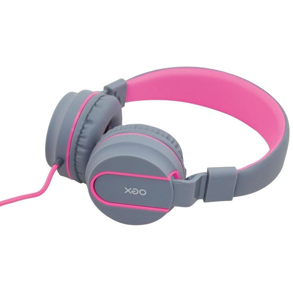 Headset Neon Hs-106 Com Fio Oex - Rosa