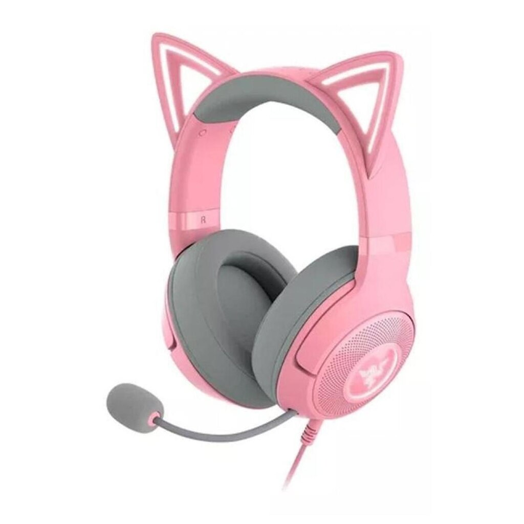 Headset Razer Kraken Kitty V2, USB, Quartz - Rosa - Unissex - Único