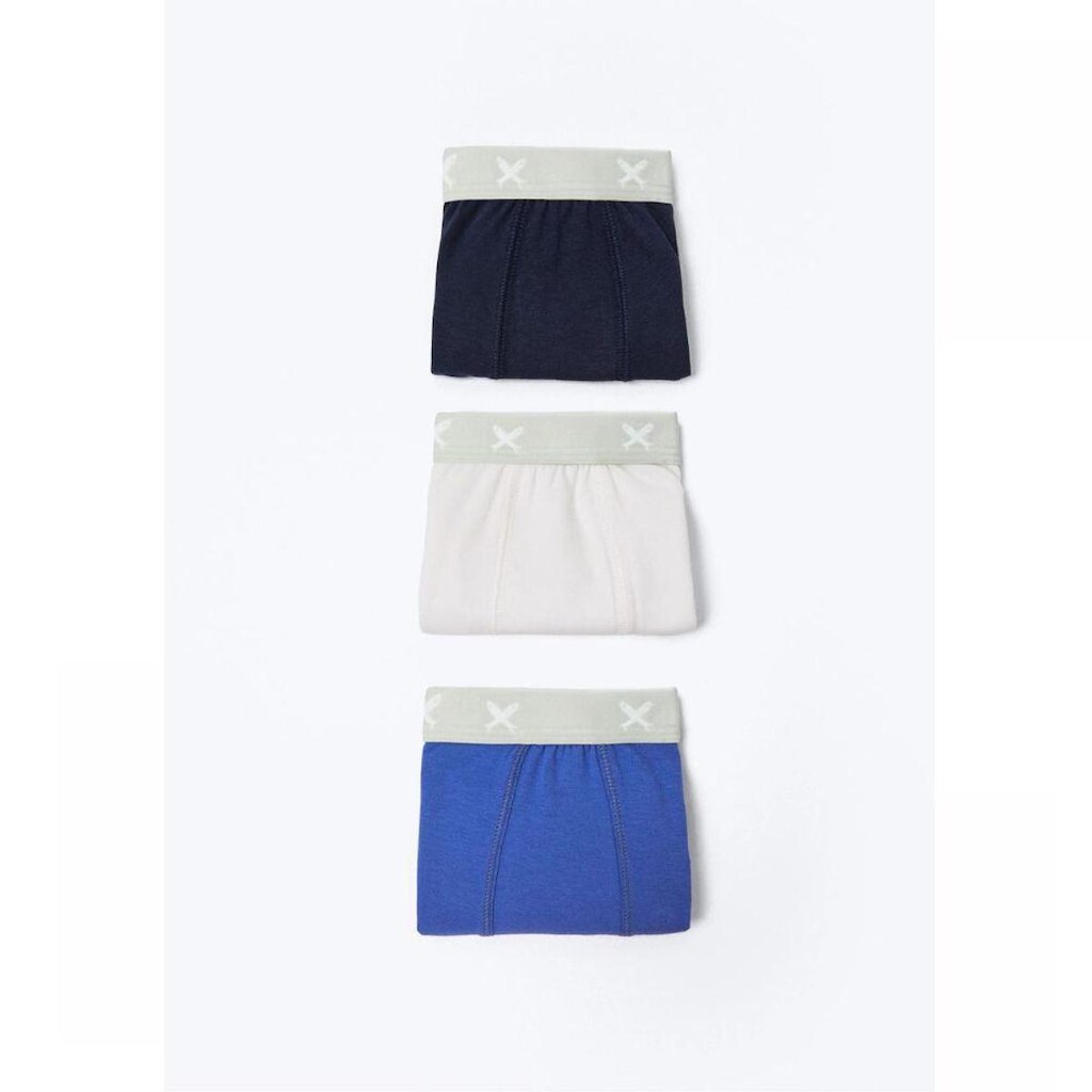 Hering kit com 3 cuecas infantil boxer azul