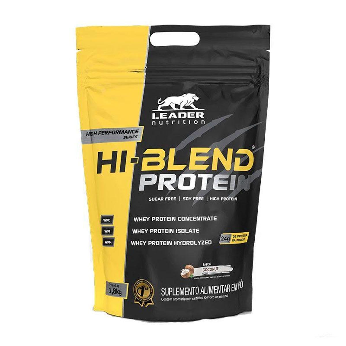 Hi Blend Protein 1,8Kg Leader Nutrition Coco Netshoes