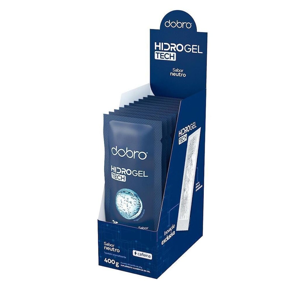 Hidro Gel Dobro Neutro com Cafeína 10x40g