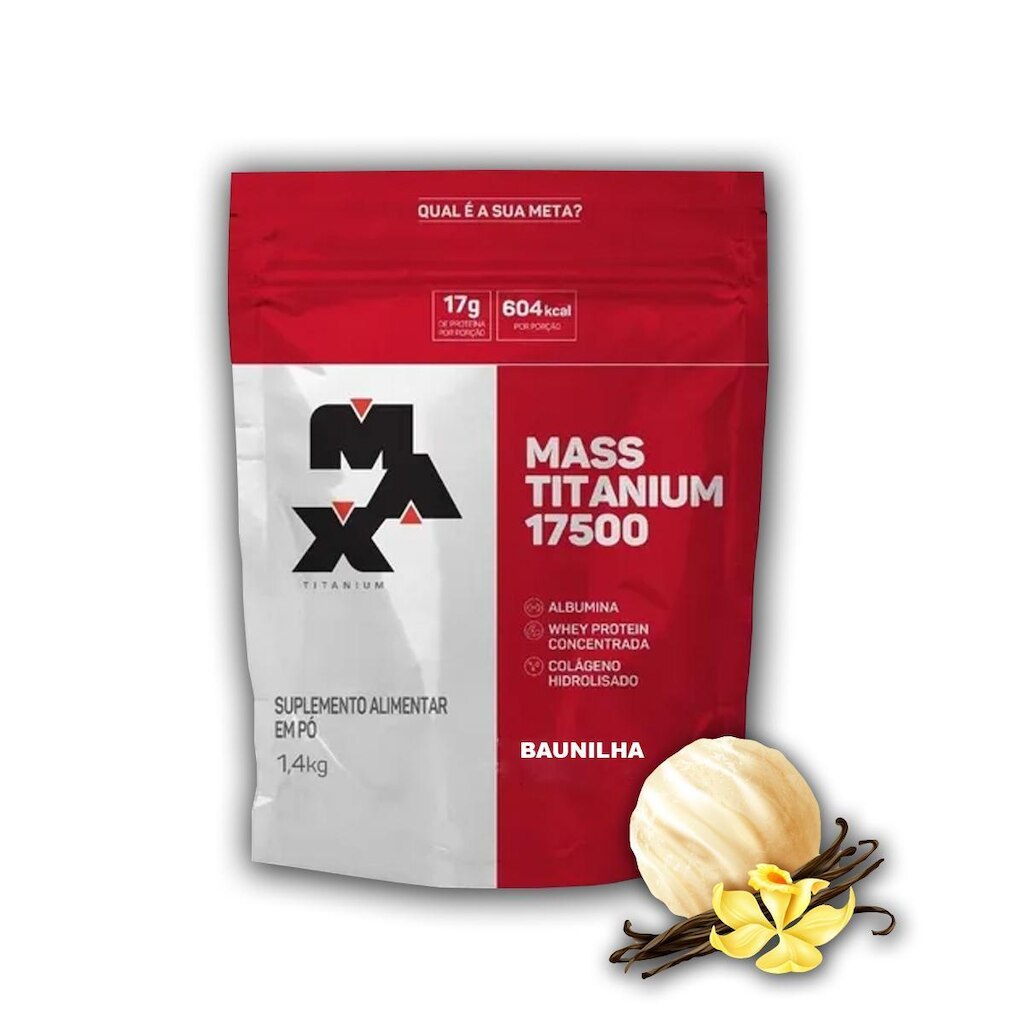 Hipercalorico 1,4 kg 17500 Mass Titanium - Max Titanium