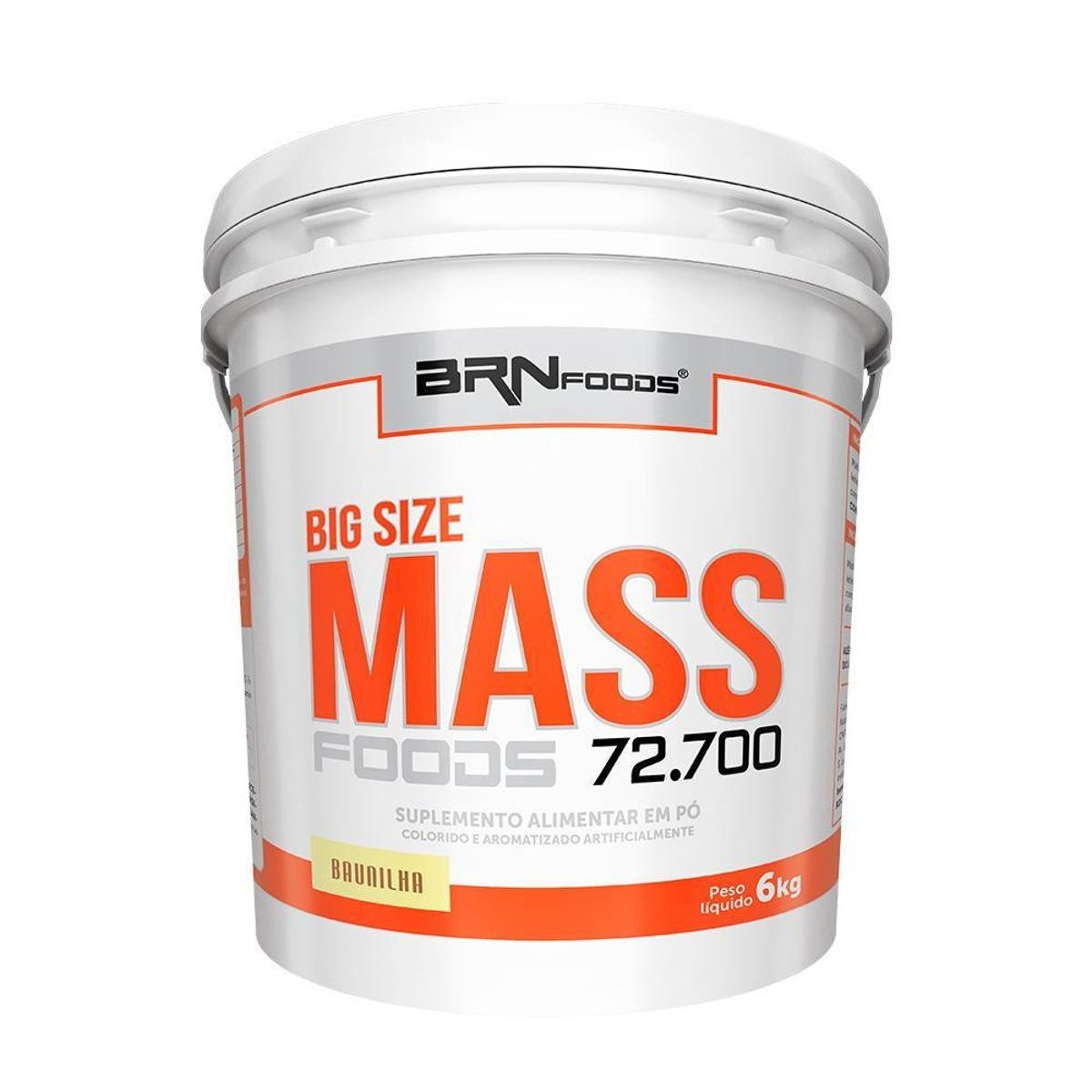 Hipercalórico Big Size Mass Balde 6 Kg - BRNFOODS Menor preço em Hipercalórico Big Size Mass Balde 6 Kg - BRNFOODS