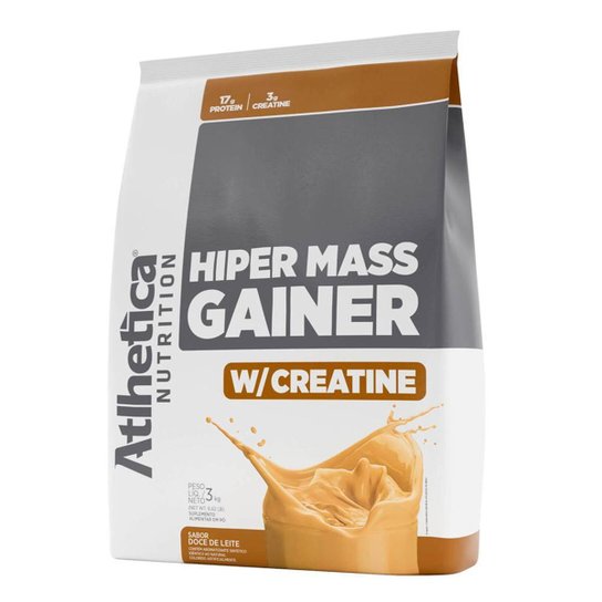 Hipercalórico Hiper Mass Gainer C/ Creatina 3Kg - Atlhética Nutrition -