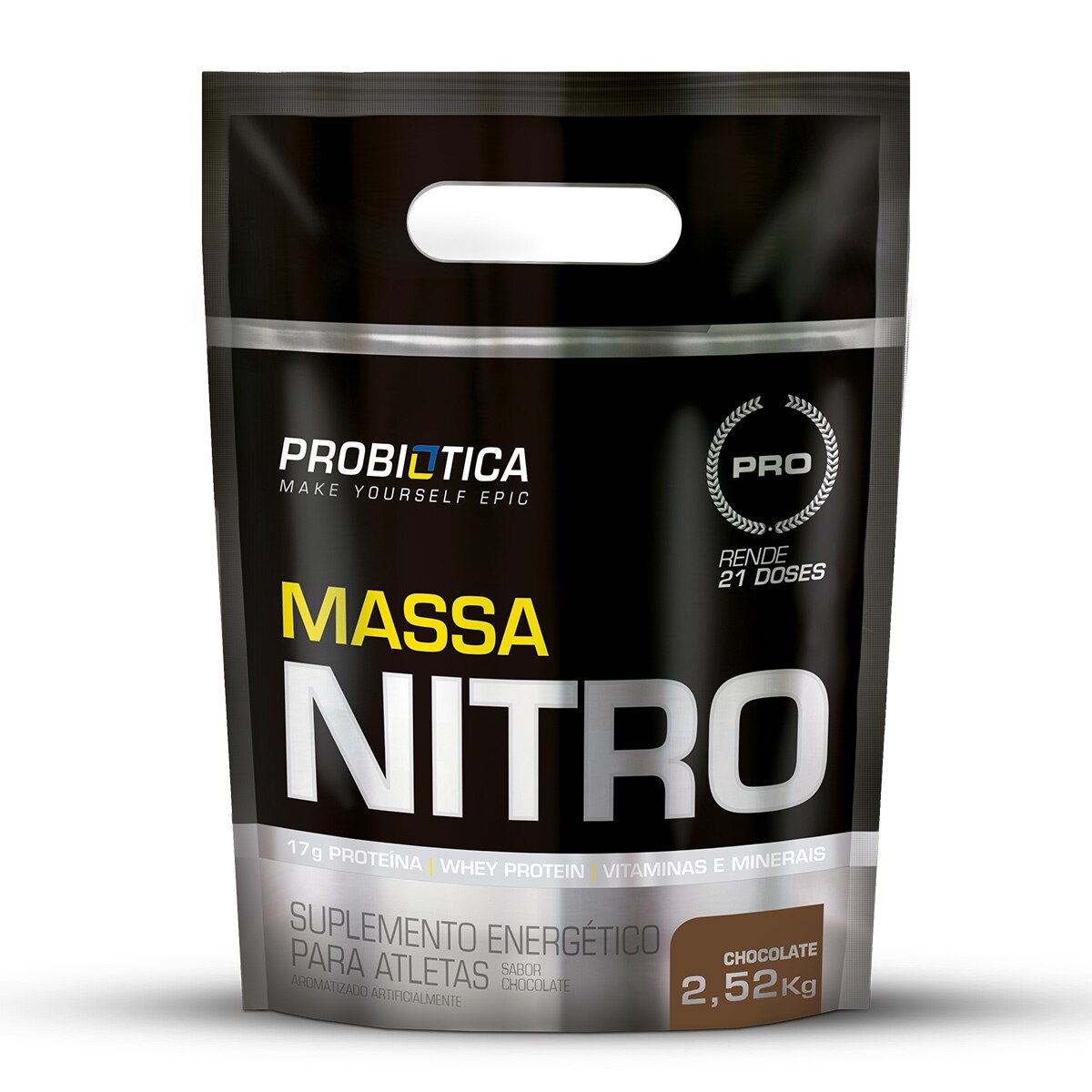 Hipercalórico Massa Nitro Refil Pouch Probiótica 2,52kg Menor preço em Hipercalórico Massa Nitro Refil Pouch Probiótica 2,52kg