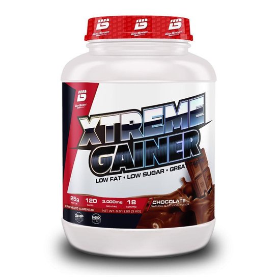 Hipercalórico Massa Xtreme Gainer 3Kg - Bio Sports USA Menor preço em Hipercalórico Massa Xtreme Gainer 3Kg - Bio Sports USA