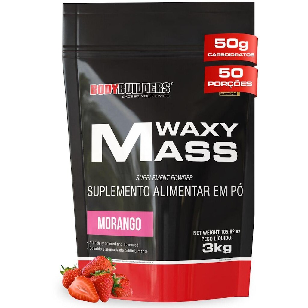 Hipercalórico Waxy Mass 3kg Refil - Bodybuilders