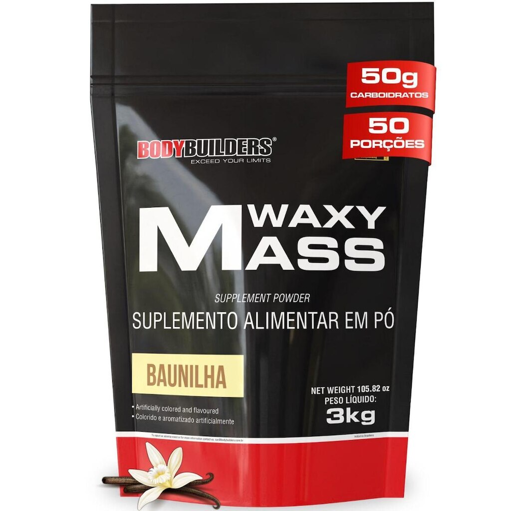 Hipercalórico Waxy Mass 3kg Refil - Bodybuilders
