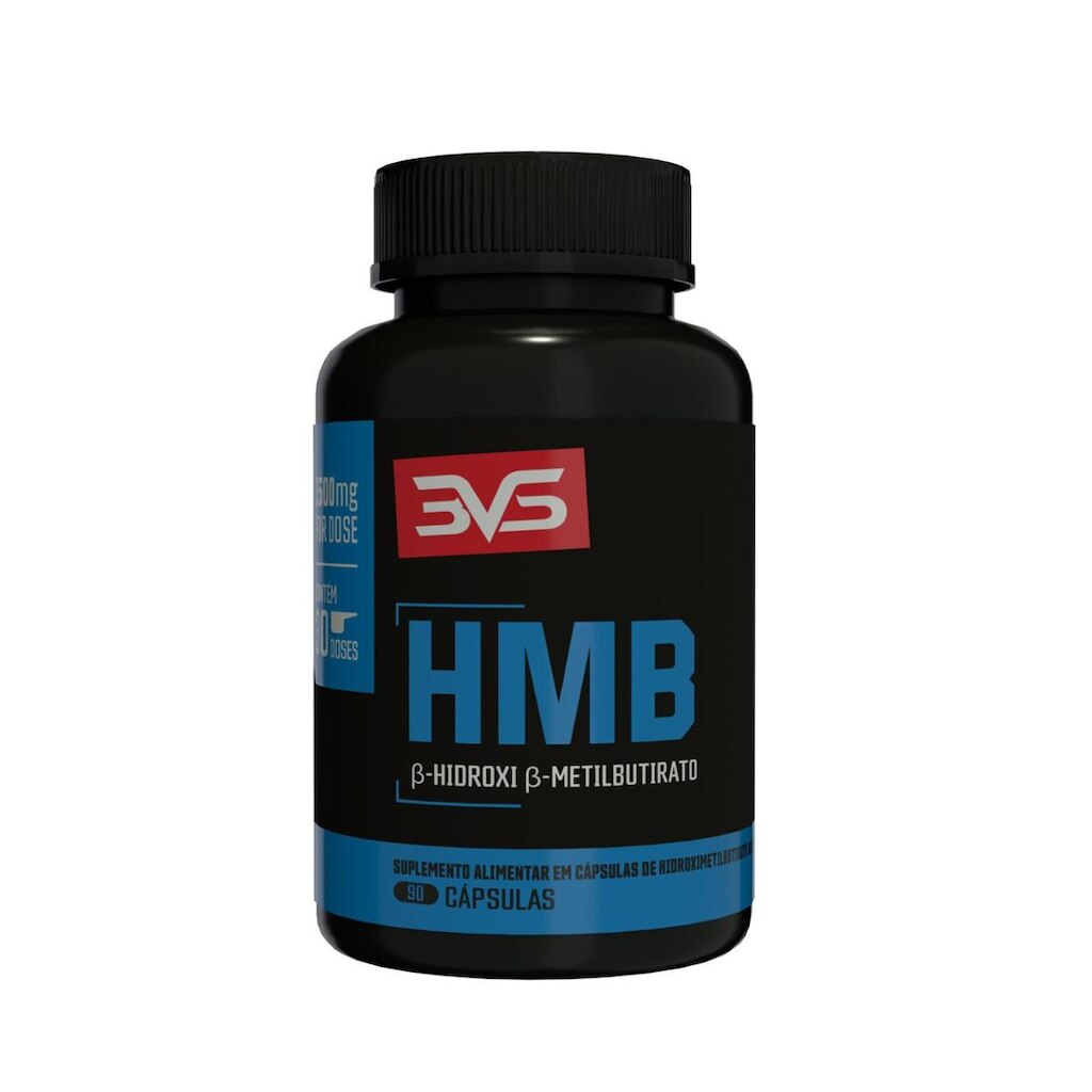 HMB 1500mg Fórmula Avançada Com Máxima Pureza 90 Cápsulas