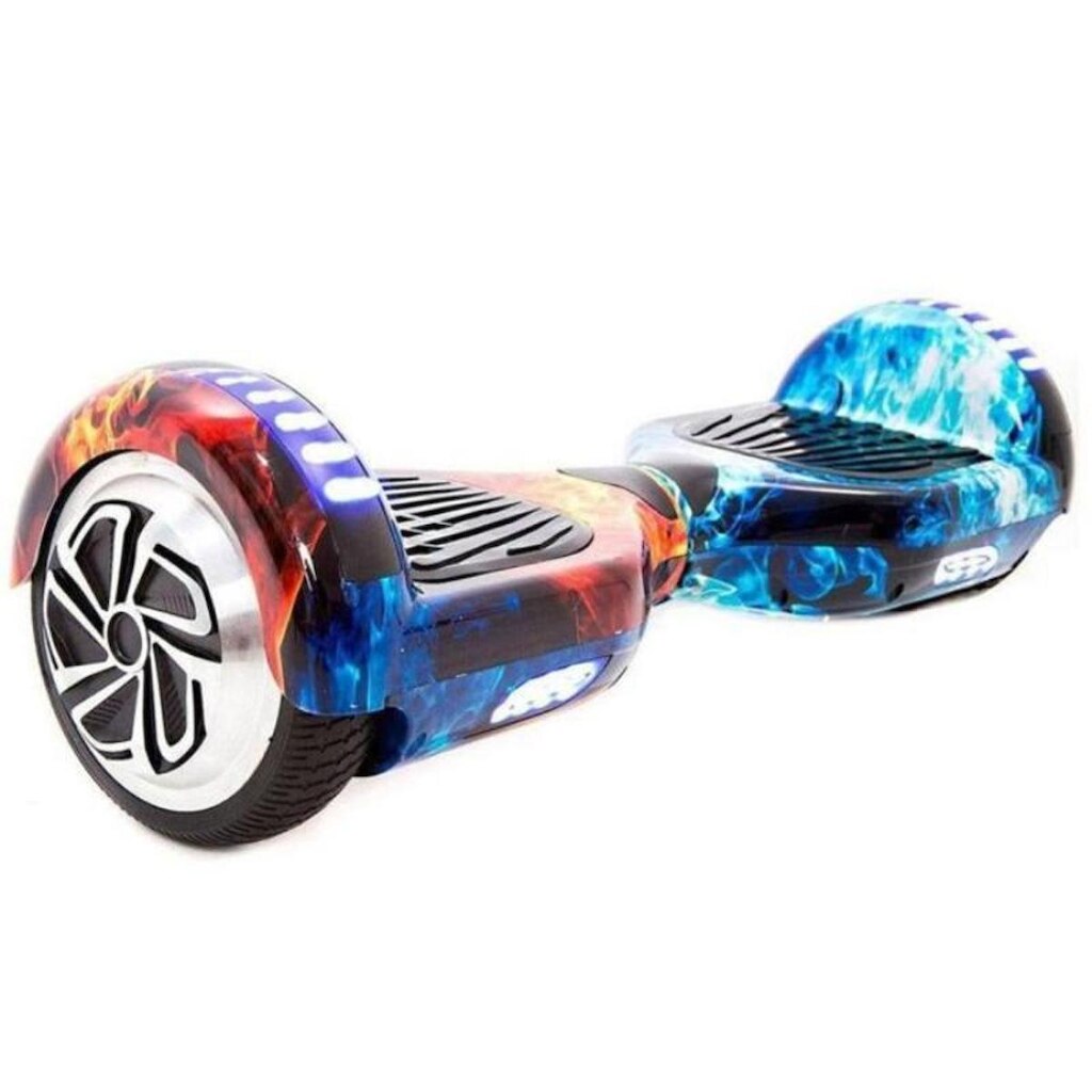 Hoverboard Skate Elétrico 6.5 Led Bluetooth Fogo E Gelo Brinovar