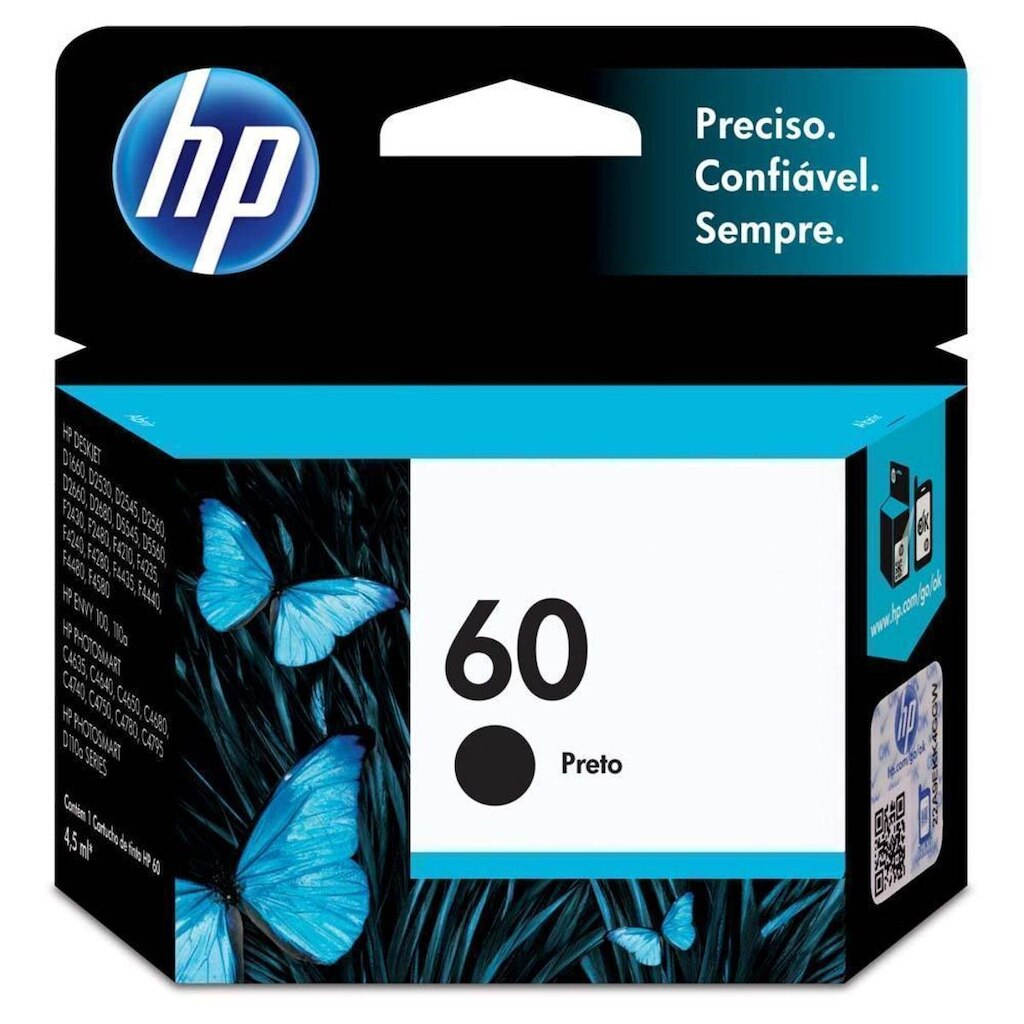 HP 60 Preto - CC640WB - Original