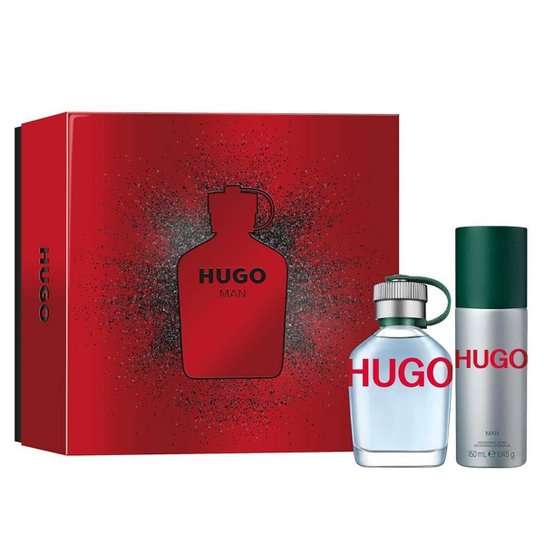 Hugo Boss Coffret Kit Man EDT + Desodorante Kit - Incolor Menor preço em Hugo Boss Coffret Kit Man EDT + Desodorante Kit - Incolor
