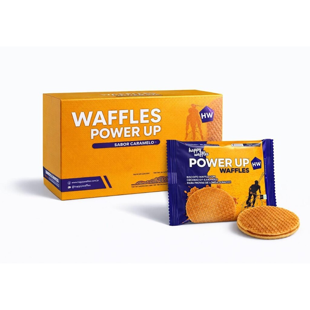 HW Power Up Stroopwafel Energético Pré e Intra-Treino 100% Vegano