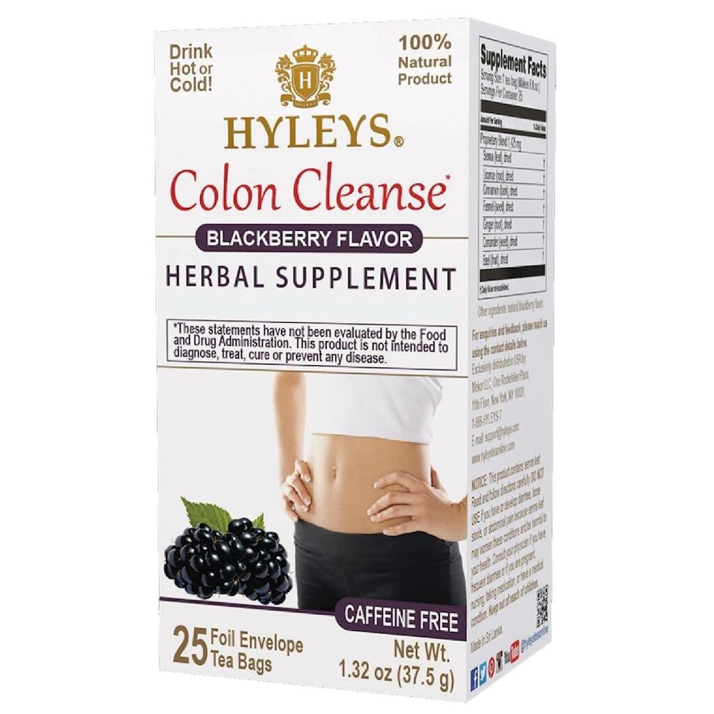 Hyleys Colon Cleanse Blackberry (1 Pacote)