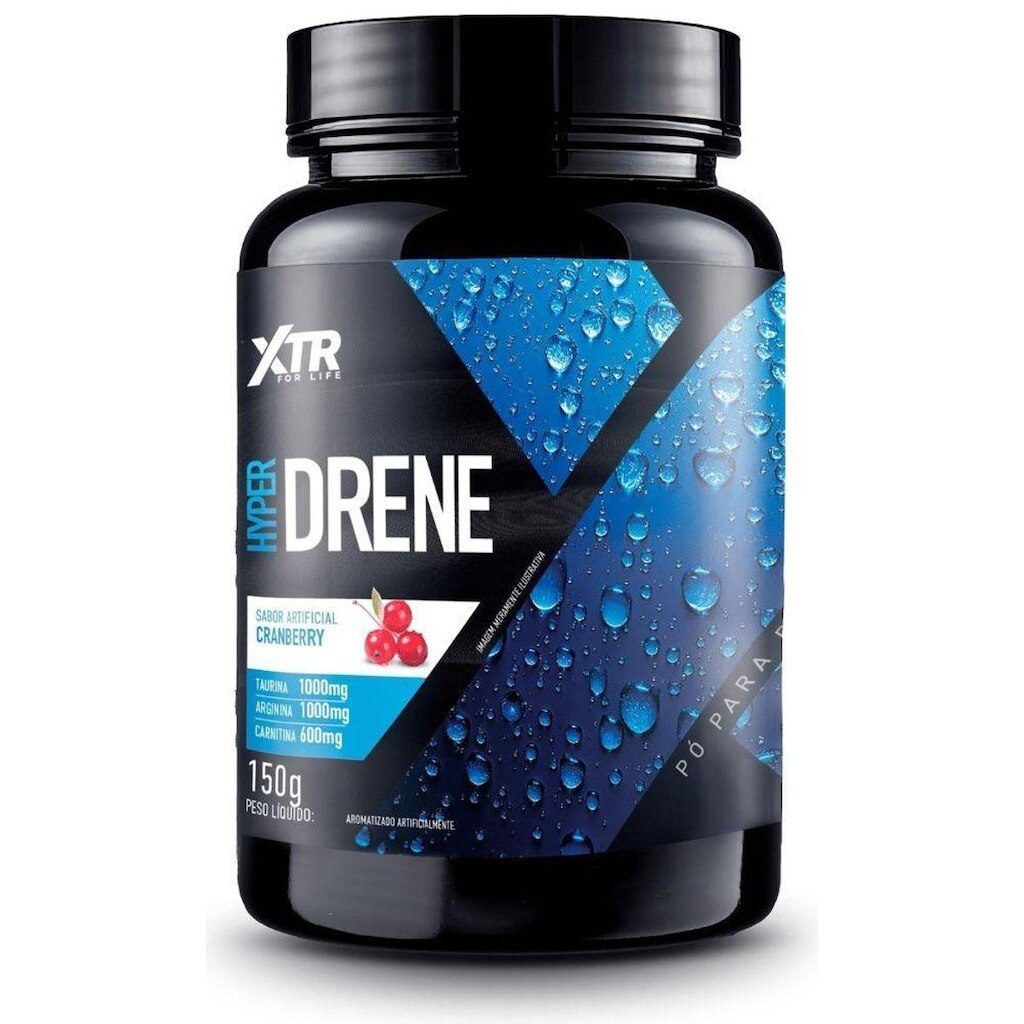 HYPER DRENE CHÁ DIURÉTICO CRANBERRY 150g XTR For Life