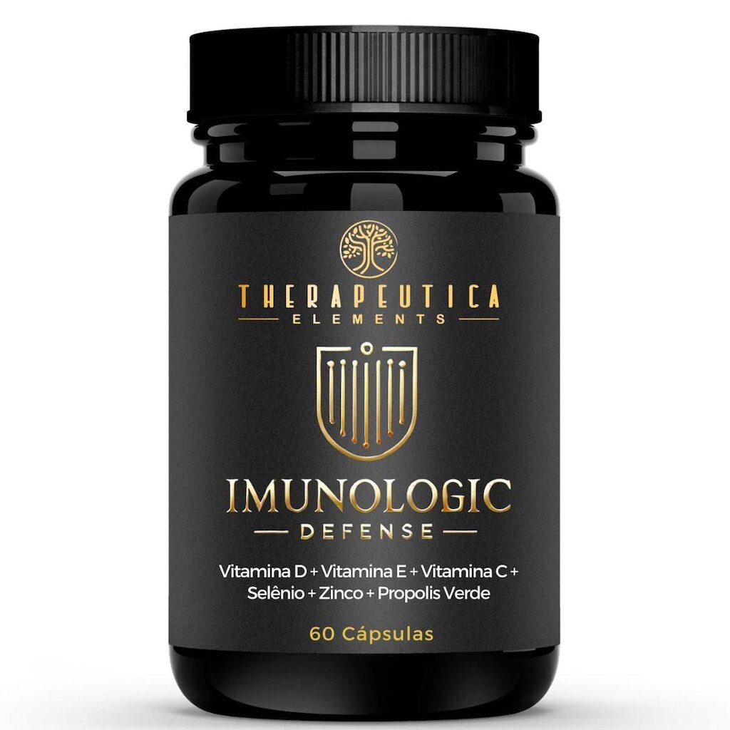 Imunologic Defense Própolis 500Mg + Vitaminas C, D, E, Selênio E Zinco 60 Cápsulas