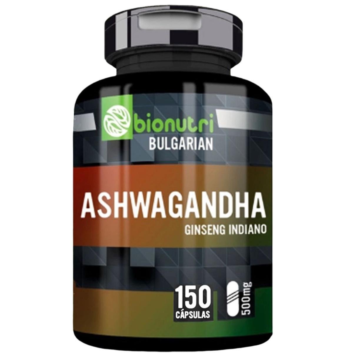 Indiano Ashwagandha Importado 150 Caps 500 Mg - Bionutri Menor preço em Indiano Ashwagandha Importado 150 Caps 500 Mg - Bionutri