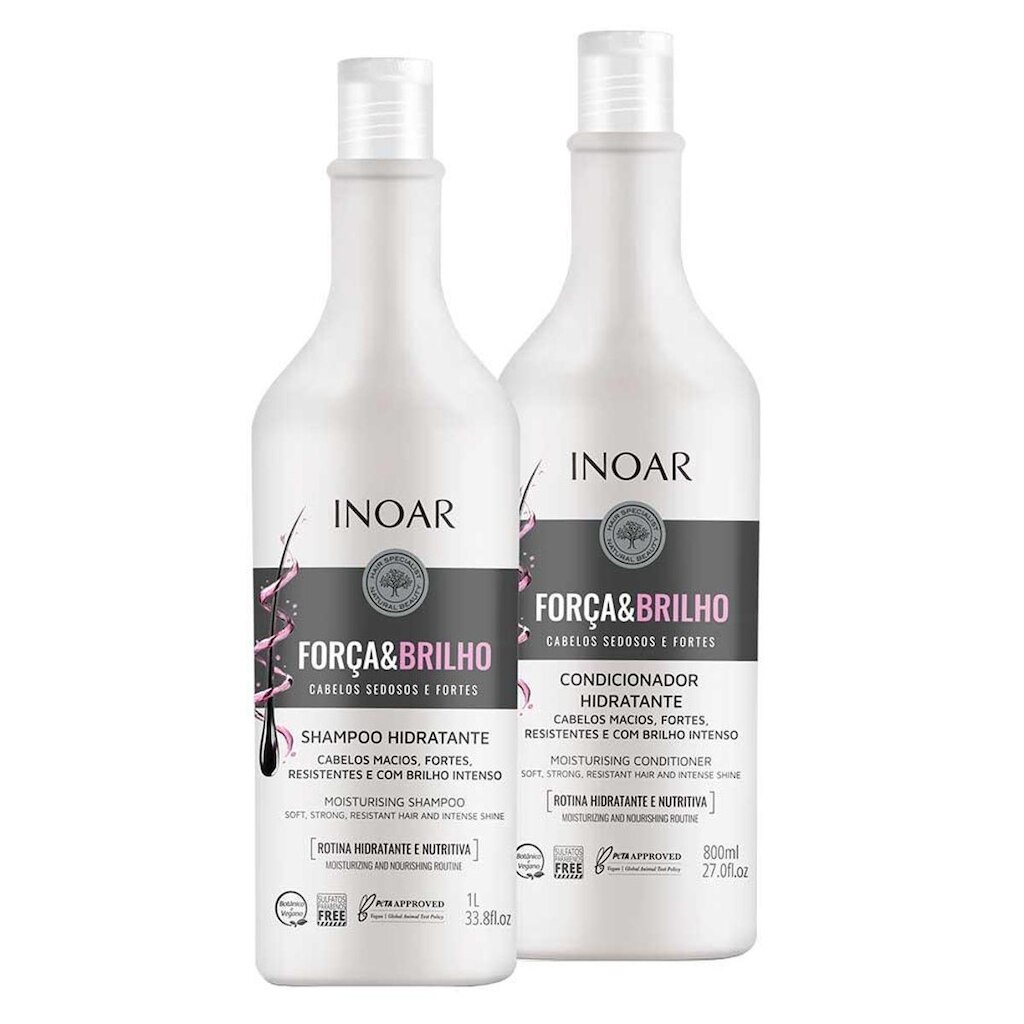 Inoar Força E Brilho Kit - Shampoo + Condicionador Kit