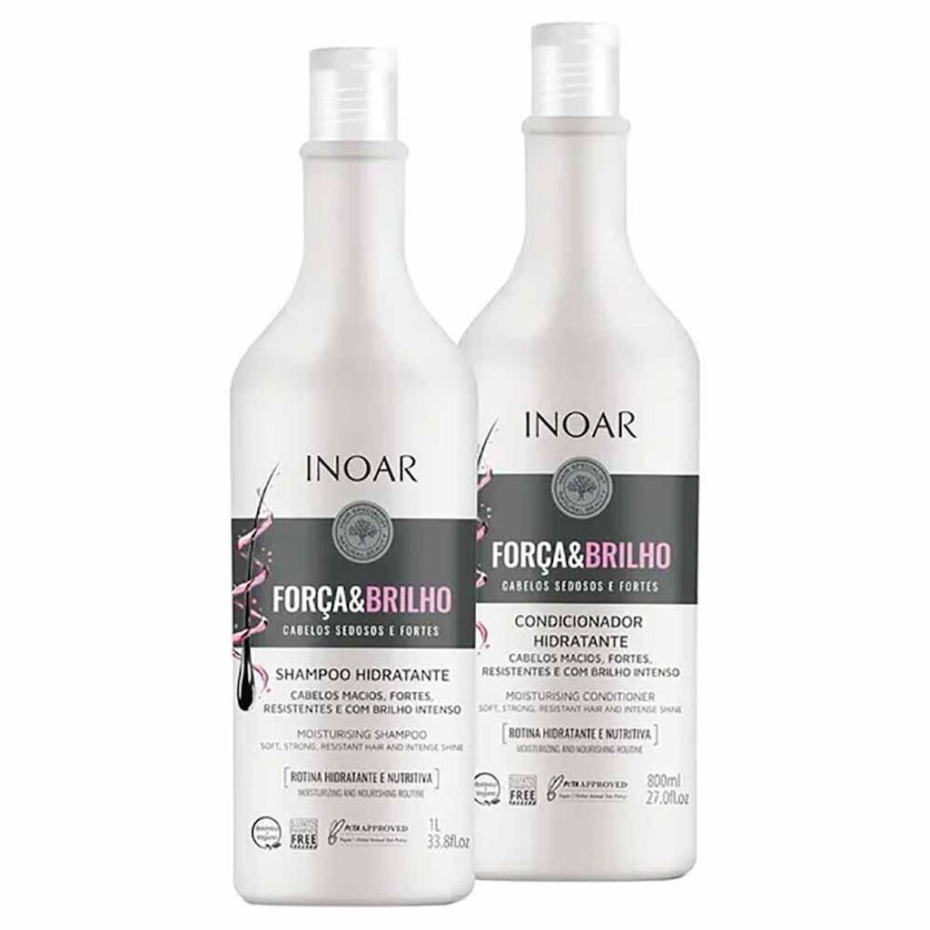 Inoar Força E Brilho Kit - Shampoo+ Condionador Kit