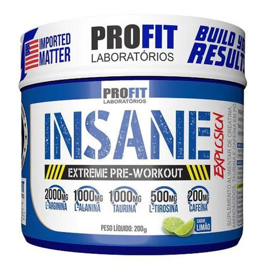 Insane Explosion Extreme Pre-Workout 200g Profit Menor preço em Insane Explosion Extreme Pre-Workout 200g Profit