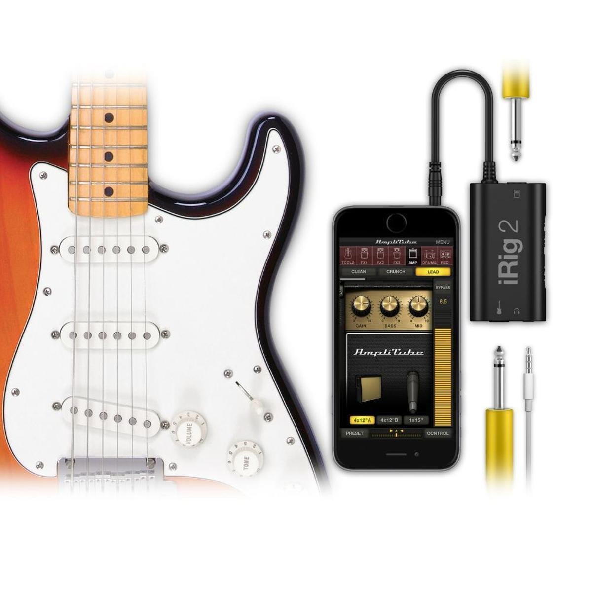 Interface De Áudio iRig 2 Ik Multimedia Preto Netshoes