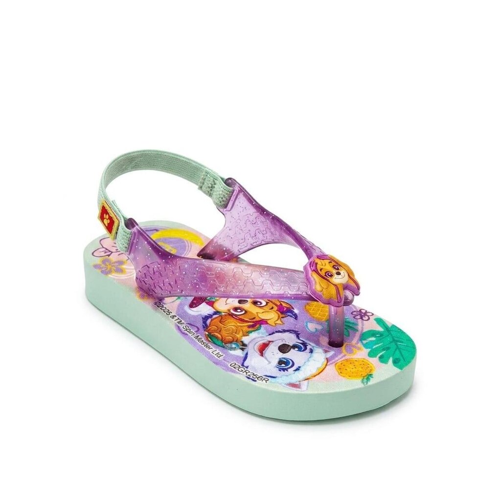 Ipanema Infantil Verde Lilás Glitter Flexível Elástico - VERDE-LILAS GLITTER - 19