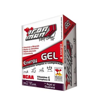 Iron Man Instant Energy Gel 10 Unid 300g - New Millen