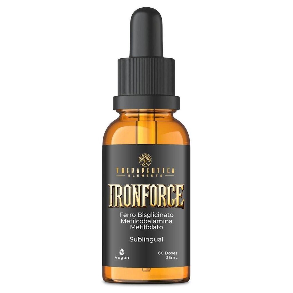 IronForce B12 Ferro Sublingual Vegan 33ml 60 Doses