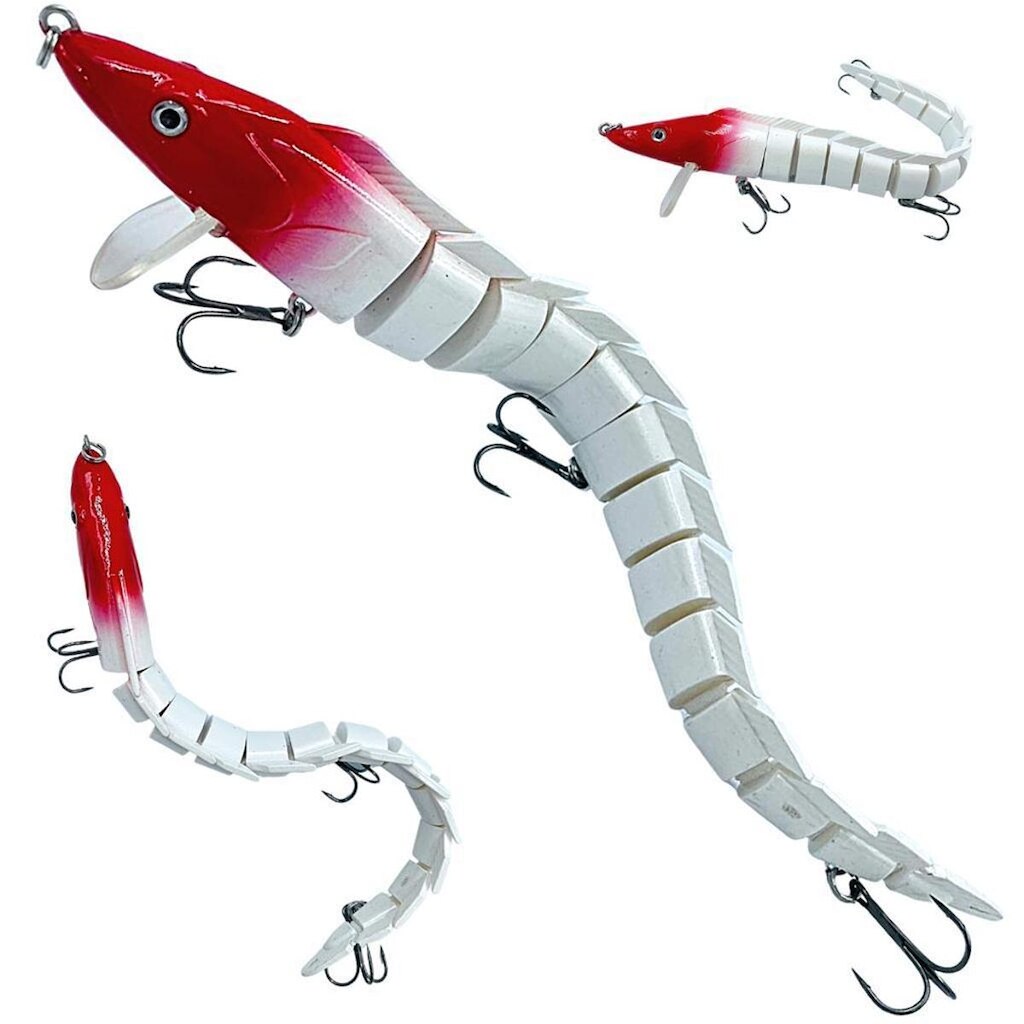 Isca Artificial Articulada Tuvira Sarapo Enguia 23cm 46gr 3D
