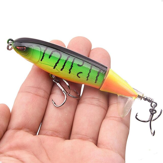 Isca Artificial Lorben Superfície Whopper Plopper Hélice 10cm 6 Peças