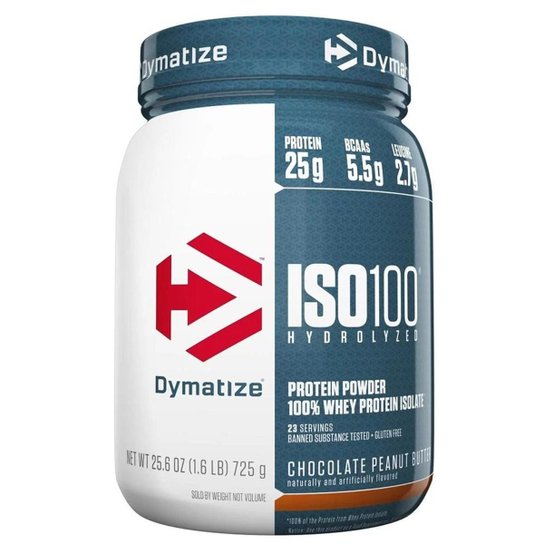ISO 100 - 100% Whey Protein Isolado Hydrolizado 725g - Dymatize - Peanut Butter Menor preço em ISO 100 - 100% Whey Protein Isolado Hydrolizado 725g - Dymatize - Peanut Butter