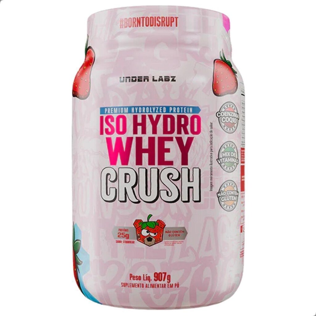 ISO Hydro Whey Crush Protein Coenzima Q10 Coq10 907g Under Labz