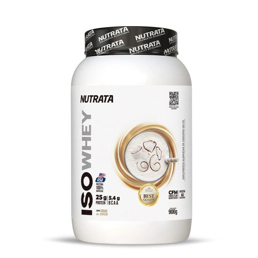 ISO Whey Protein 25g de Proteina 900g Nutrata