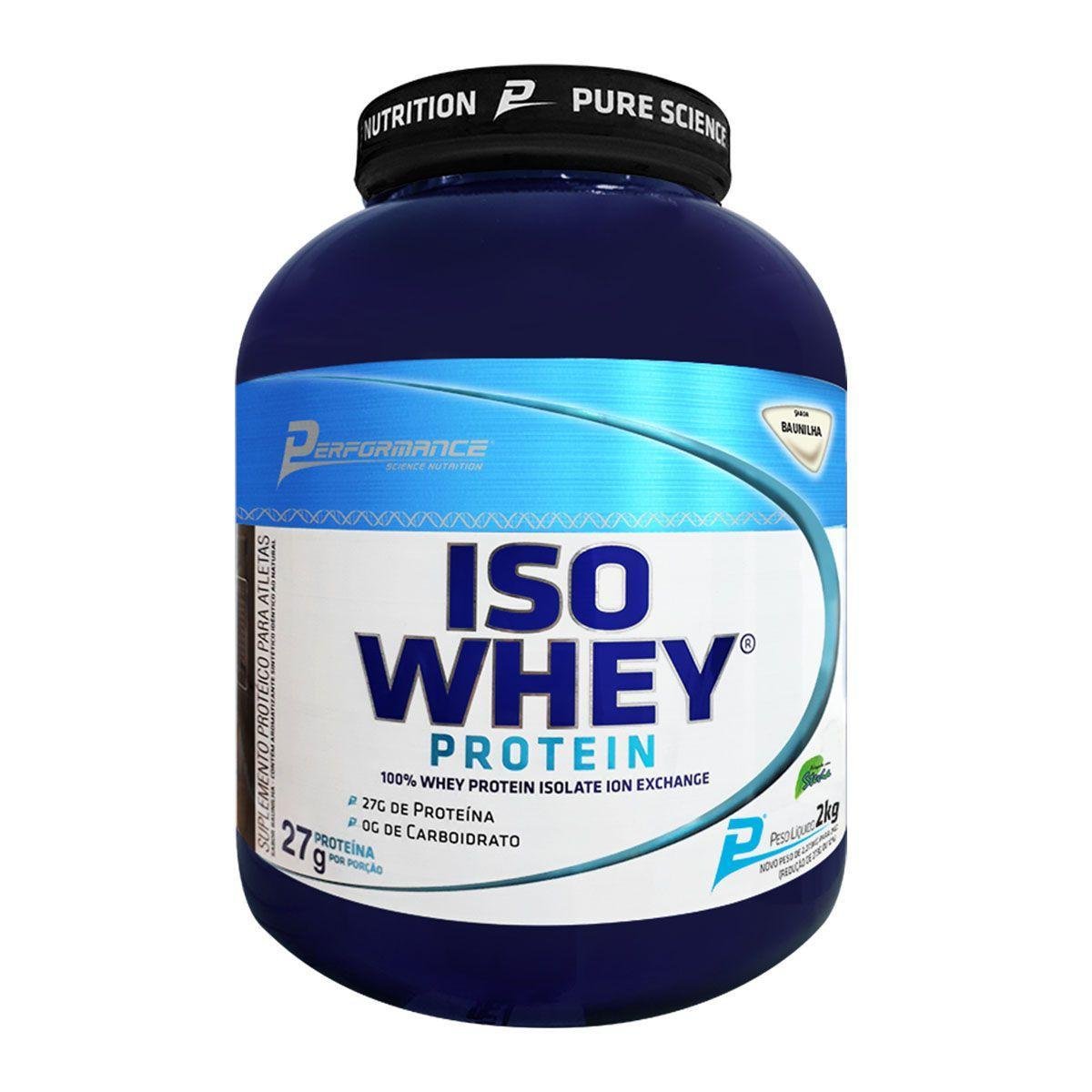 Iso Whey Protein 2kg Performance Nutrition Baunilha Netshoes