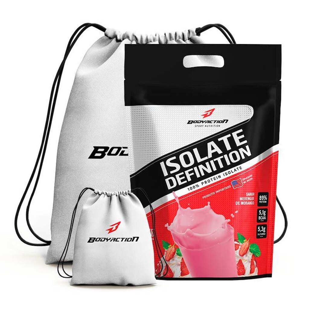 Isolate Definition 1.8Kg + Mochila  - Body Action (Merengue De Morango)