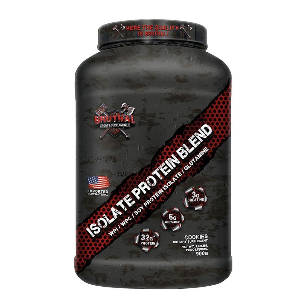ISOLATE PROTEIN BLEND 900 G - BRUTHAL SPORTS (COOKIES)