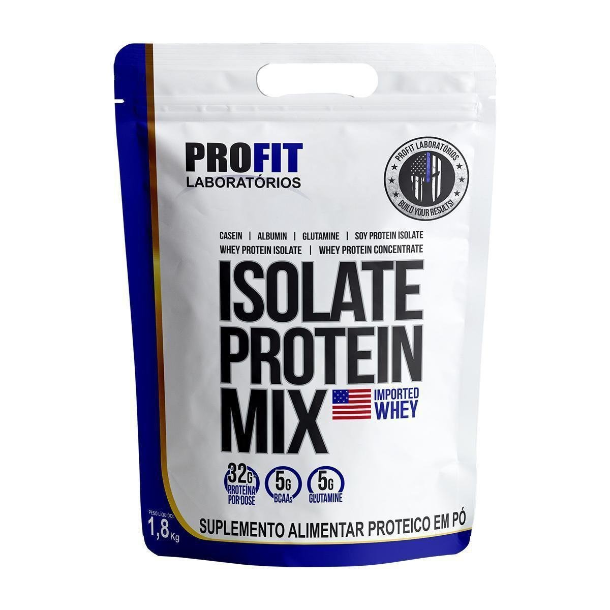 Isolate Protein Mix 1,8kg Chocolate Com Amendoim Refil Profit Menor preço em Isolate Protein Mix 1,8kg Chocolate Com Amendoim Refil Profit