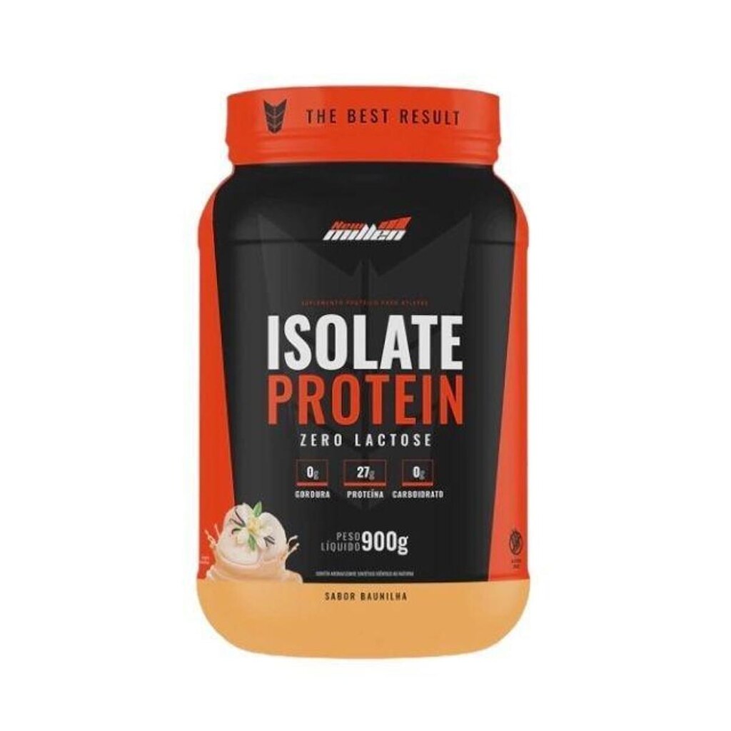 Isolate Protein Zero Lactose (900g) - New Millen