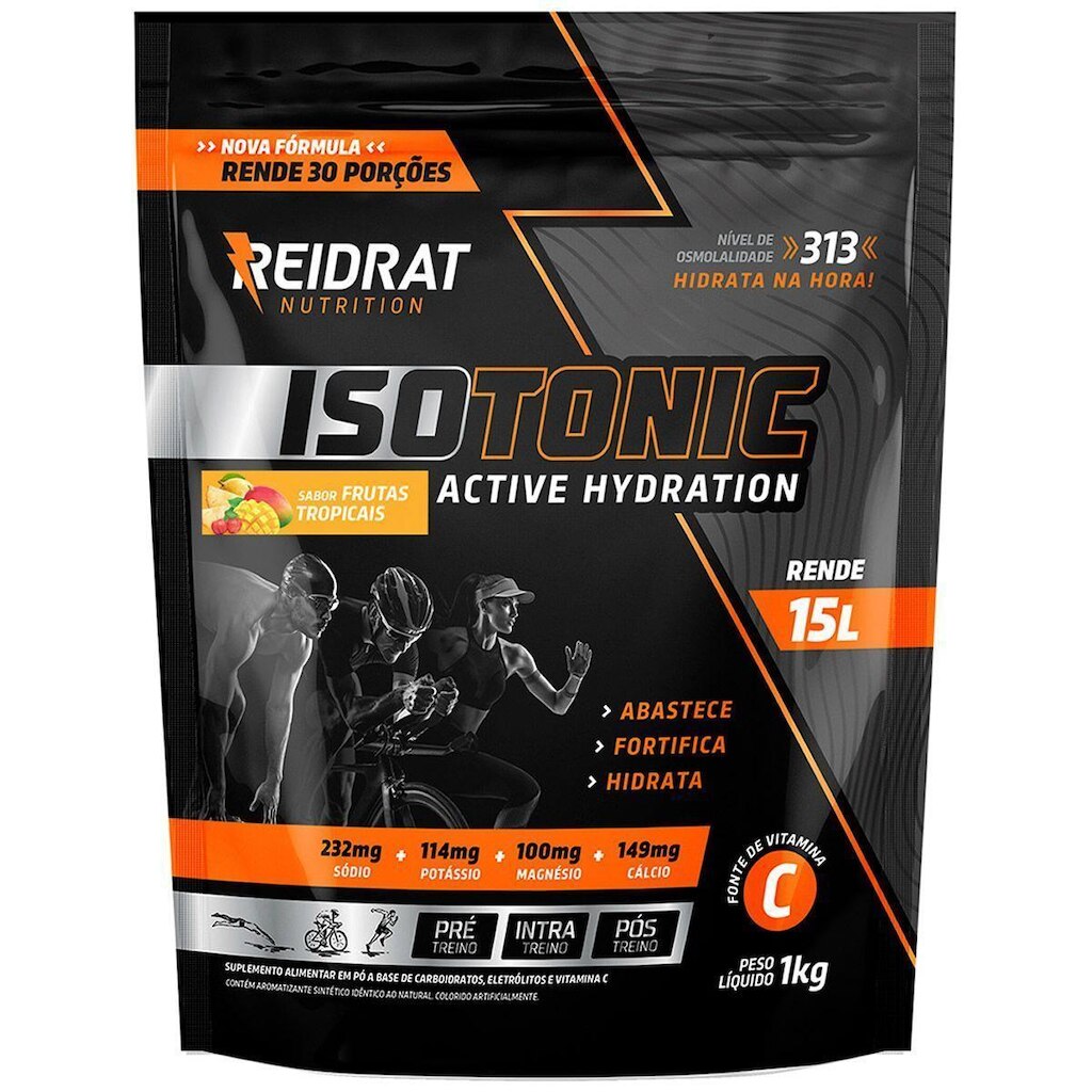 Isotonic Active Hydration - 1000g Frutas Tropicais - Reidrat